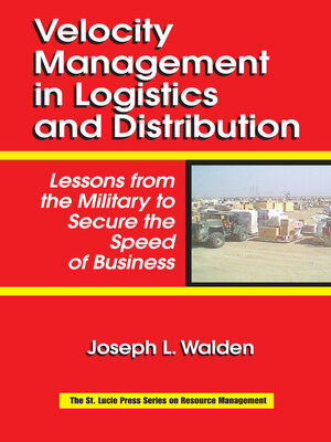 cover image of Velocity Management in Logistics and Distribution
